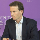 Borja Suárez, durante una comparecencia en la Diputación.-RAÚL G. OCHOA