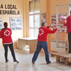 Voluntarios de Cruz Roja.-ECB