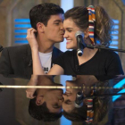Alfred y Amaia, tras interpretar City of stars en El hormiguero.-CARLOS LOPEZ ALVAREZ