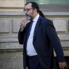 El juez Eloy Velasco entrando en la Audiencia Nacional.-