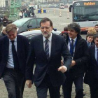 Mariano Rajoy, a su llegada a la cumbre de Bruselas, este jueves.-Foto: TWITTER