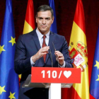 Pedro Sánchez presenta sus medidas para que España avance.-BALLESTEROS (EFE)