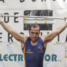 Iván García Rueda, en pleno esfuerzo durante la competición del pasado fin de semana.-SANTI OTERO