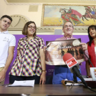 La nueva prueba atlética de Lerma fue presentada oficialmente ayer en la Diputación Provincial.-Raúl G. Ochoa
