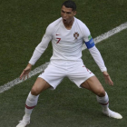 Cristiano Ronaldo celebra el gol del triunfo luso-JUAN MABROMATA