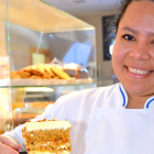 Stephanie Castro ha trabajado en diferentes obradores de pastelería y panadería en Madrid. R. FERNÁNDEZ