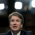 El juez Brett Kavanaugh declara ante el Comité Judicial del Senado, el 25 de septiembre del 2018, en Washington.-ANDREW HARNIK (AP)