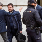 El vicepresidente catalán, Pere Aragonès, entra al Tribunal Supremo, este martes 23 de abril El vicepresidente catalán, Pere Aragonès, entra al Tribunal Supremo, este martes 23 de abril.-EFE