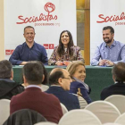 Luis Tudanca asistió ayer a la reunión del comité provincial.-RAÚL OCHOA