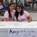 Lara Martínez y Raquel Enríquez, promotoras de la iniciativa-R. E.