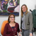 La concejala Marian Martín junto a la técnica Pilar Hernández.-L.V.