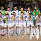 Los jugadores del Catgas Energia de Santa Coloma.-TWITTER / CATGAS