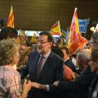 Rajoy, en un mitin en Barcelona, en la campaña de las municipales del 2015-V
