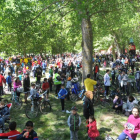 La gran fiesta de la bici terminó, como marca la tradición, en el parque de El Parral-ISRAEL L. MURILLO