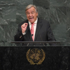 Antonio Guterres durante su intervención en la ONU, este martes.-TIMOTHY A. CLARY (AFP)