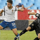 El delantero maño Diego Suárez con la camiseta del Real Zaragoza.-
