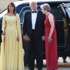 Primer viaje oficial de Trump al Reino Unido.-AFP