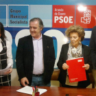 (De izq. a dcha), María Fernanda Blanco, Julián Simón de la Torre, Leonisa Ull y David Jurado.-L. V.