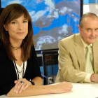 Con José Antonio Maldonado, en sus primeros meses en TVE.-TVE
