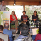 Daniel Sualdea, presidente de NNGG en Burgos, clausuró ayer el encuentro briviescano-G. G.