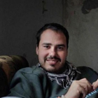 Antonio Pampliega poco antes de ser secuestrado en Siria.-