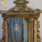 Retablo de la iglesia de Villamórico recuperado por la GuardiaCivil.-