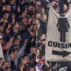Una imagen de las pancartas sexistas.-