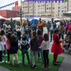 Durante el fin de semana, cuando la lluvia lo ha permitido, se desarrollaba el calendario de actividades, especialmente destinadas a los más pequeños.-ISRAEL L. MURILLO