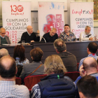 La sala Polisón del Teatro Principal acogió el acto organizado por el sindicato con motivo de su 130 aniversario.-ISRAEL L. MURILLO