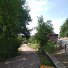 Las obras del camino que lleva a la ermita de Villafranca Montes de Oca.-ECB