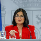 La ministra de Sanidad, Carolina Darias, en una imagen de archivo. E.P.