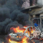 Doble atentado en Homs-