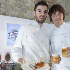 Jordi Cruz y David Andrés, del restaurante ABaC de Barcelona.-FERRAN NADEU