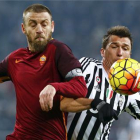 El momento del presunto insulto de De Rossi a Mandzukic-