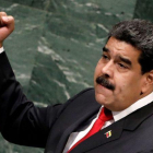 El presidente de Venezuela Nicolas Maduro interviene ante la Asamblea General de las Naciones Unidas ONU.-EPA