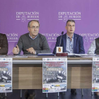 Banconcillos, Carretón, Campelo y Coca, durante la presentación de la prueba en la Diputación.-SANTI OTERO