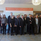 La jornada de la Asociación de Empresarios deVillalonquéjar reunió a empresarios y representantes políticos.-D.S.M.