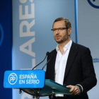 El vicesecretario de Política Social y Sectorial del PP, Javier Maroto.-EL PERIÓDICO