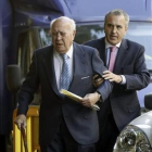 El extesorero del PP Álvaro Lapuerta, a su llegada a la Audiencia Nacional.-PERIODICO (EFE / JUAN CARLOS HIDALGO)