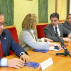 Un momento de la inauguración del V Simposio Internacional de Historia Comunera en Villalar de los Comuneros.-ICAL