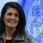 Nikki Haley, en la ONU, este viernes.-STEPHANIE KEITH (REUTERS)