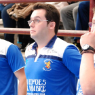 Jacobo Cuétara, entrenador del Villa de Aranda.-ALBERTO CALVO