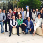 El Partido Popular de Villarcayo antes de las últimas elecciones municipales.-ECB