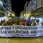 Manifestación, el pasado 25 de noviembre, con motivo del Día Internacional de la Eliminación de la Violencia contra la Mujer. SANTI OTERO