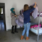 Casa bloc en Barcelona preparada para cuando lleguen los refugiados.-ELISENDA PONS