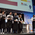 Ricardo Temiño, quinto por la derecha, junto al resto de finalistas del Cocinero Revelación.