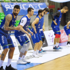 Los jugadores del San Pablo, durante un entrenamiento.-ISRAEL L. MURILLO