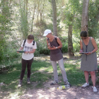 El estudio partió ayer del rio Arandilla y se centró en seis localizaciones.-L. V.