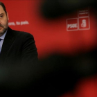 José Luis Ábalos, hace unos días en la sede del PSOE.-JOSÉ LUIS ROCA