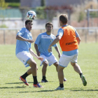 Sergio Esteban durante una sesión de entrenamiento.-RAÚL G. OCHOA